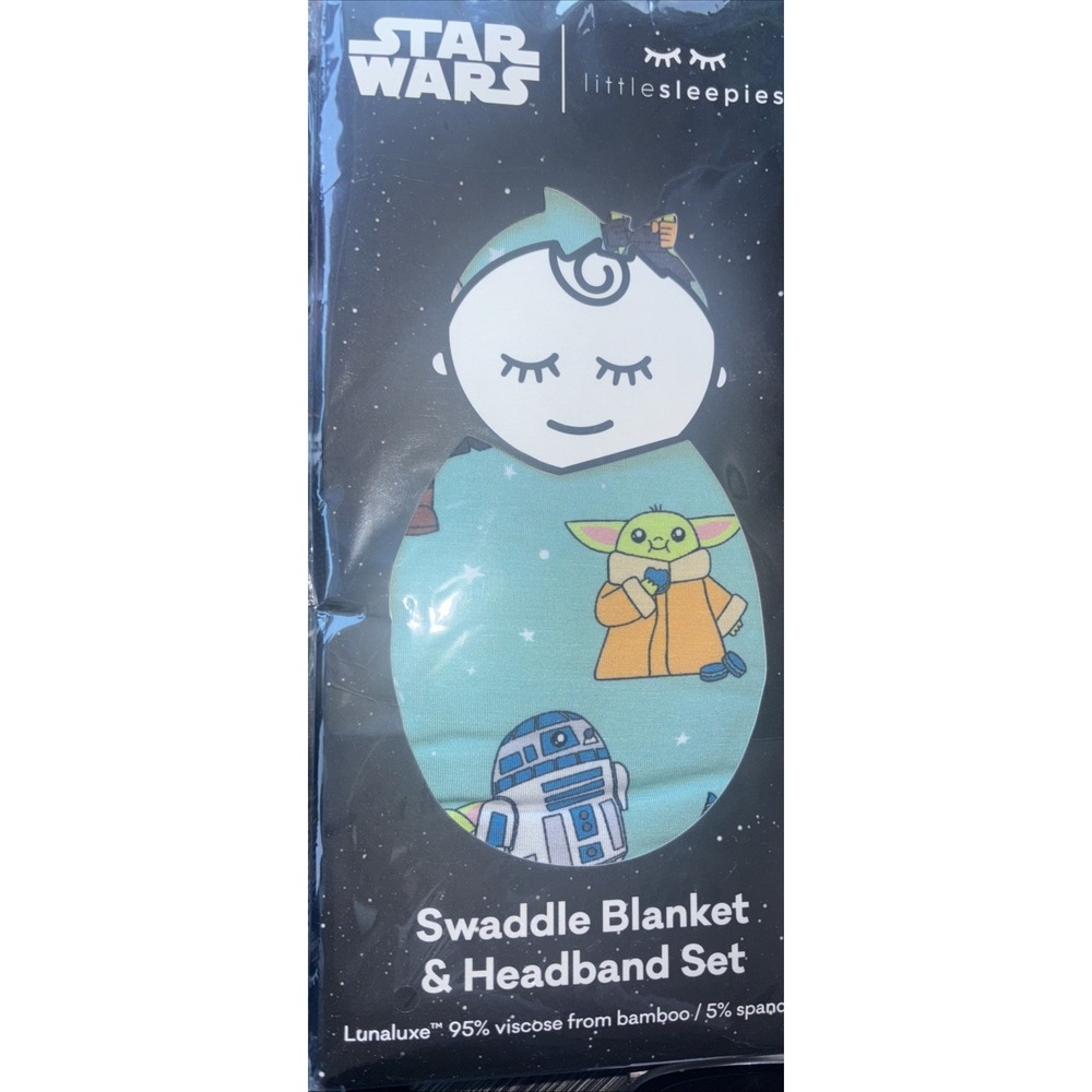 Little Sleepies Swaddle With Headband  Starwars Star Wars